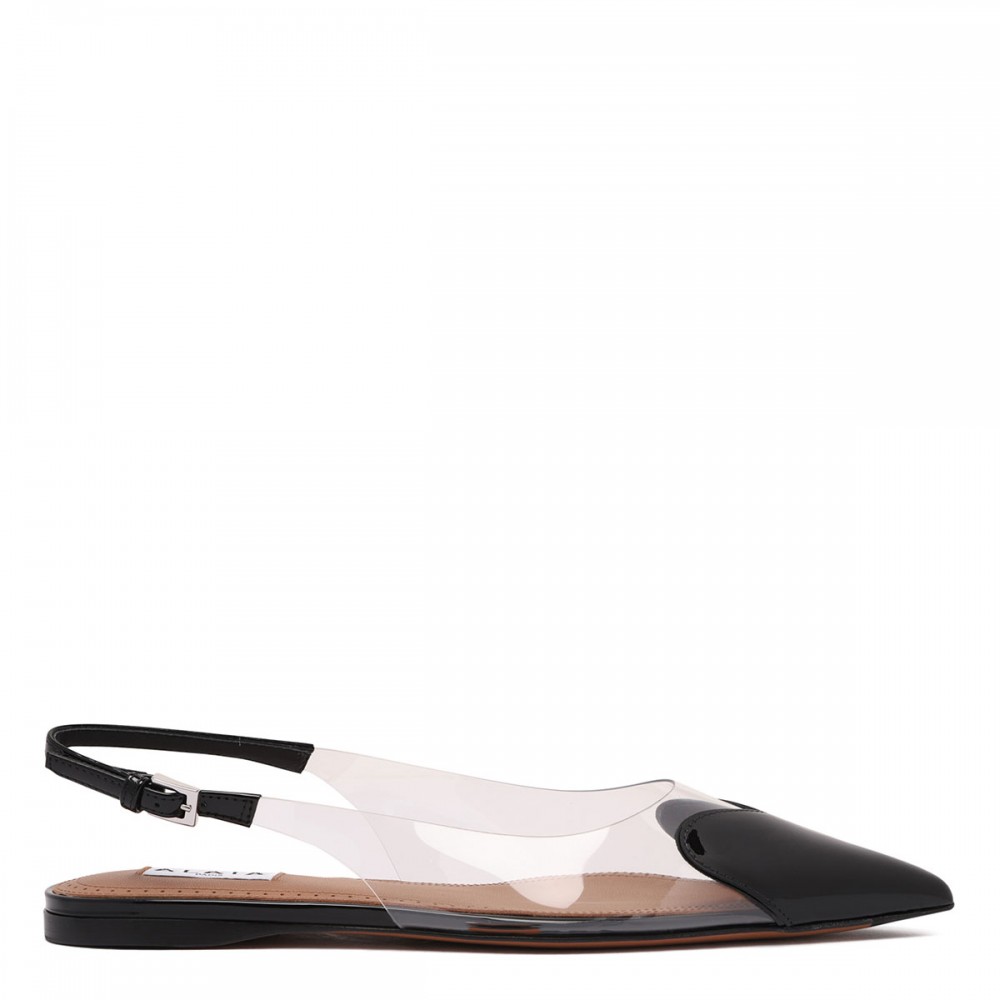 Le cœur flat slingbacks