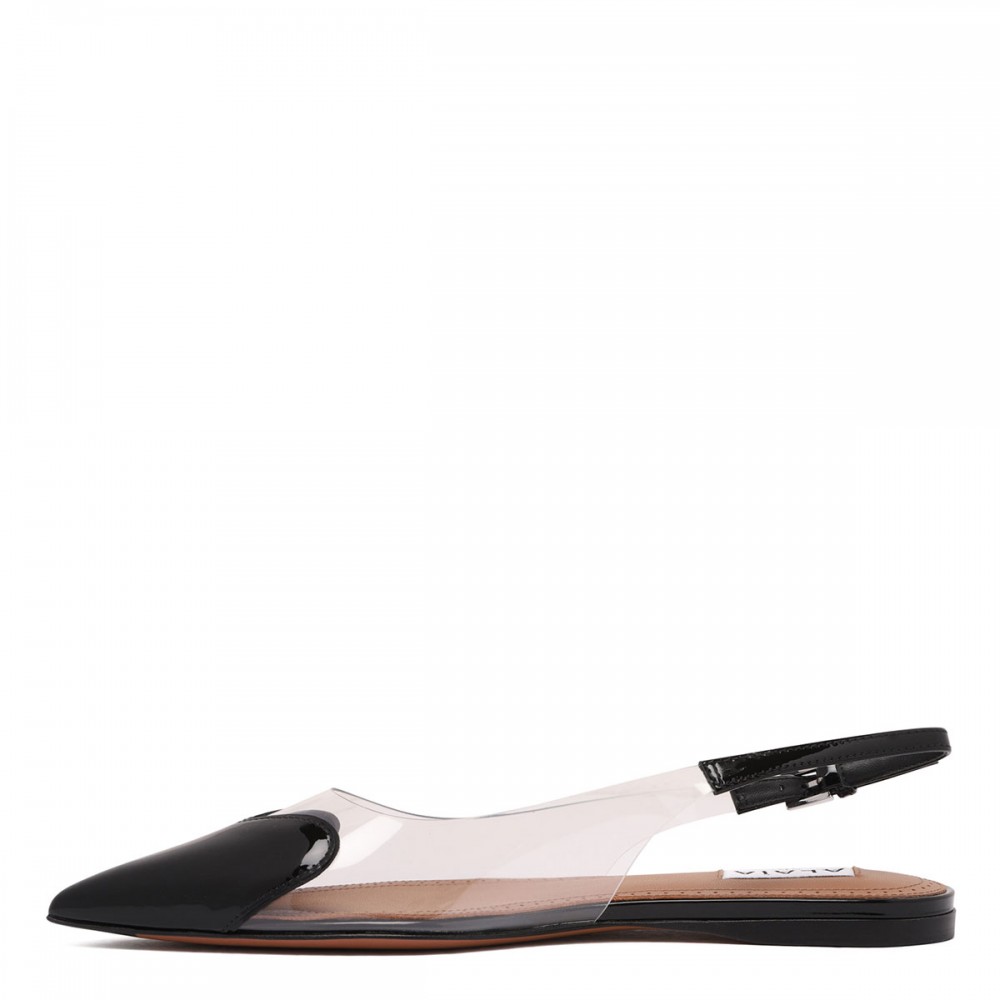 Le cœur flat slingbacks