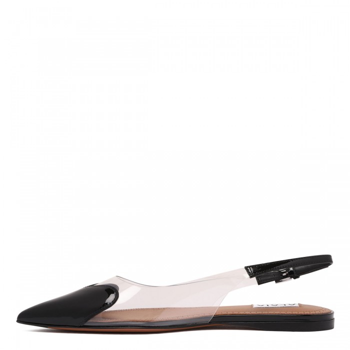 Le cœur flat slingbacks