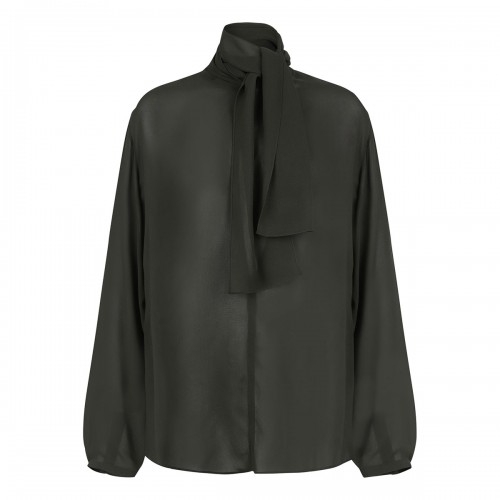 Georgette scarf blouse