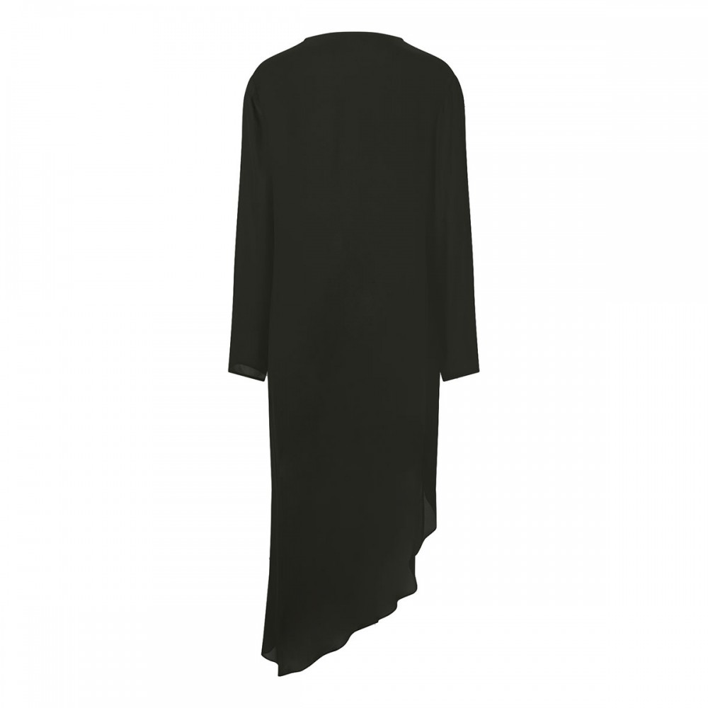 Georgette draped dress