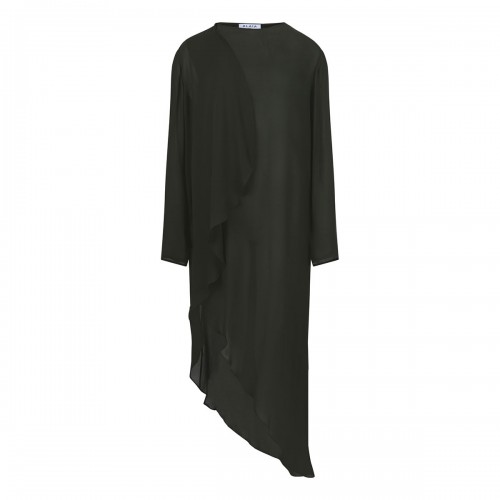 Georgette draped dress