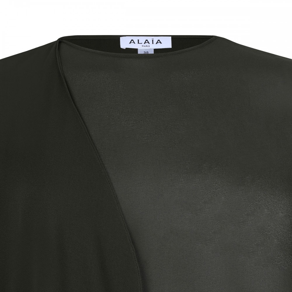 Georgette draped dress