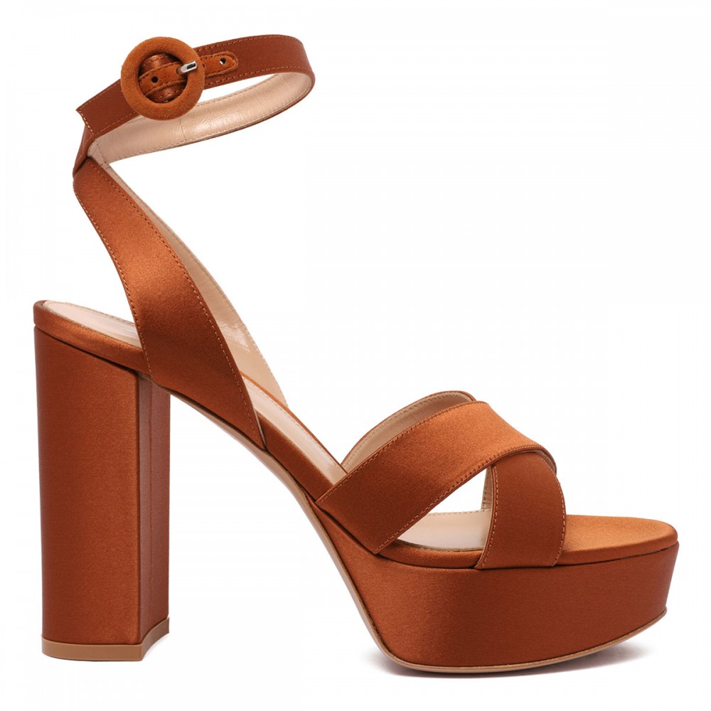 Sabrina satin sandals