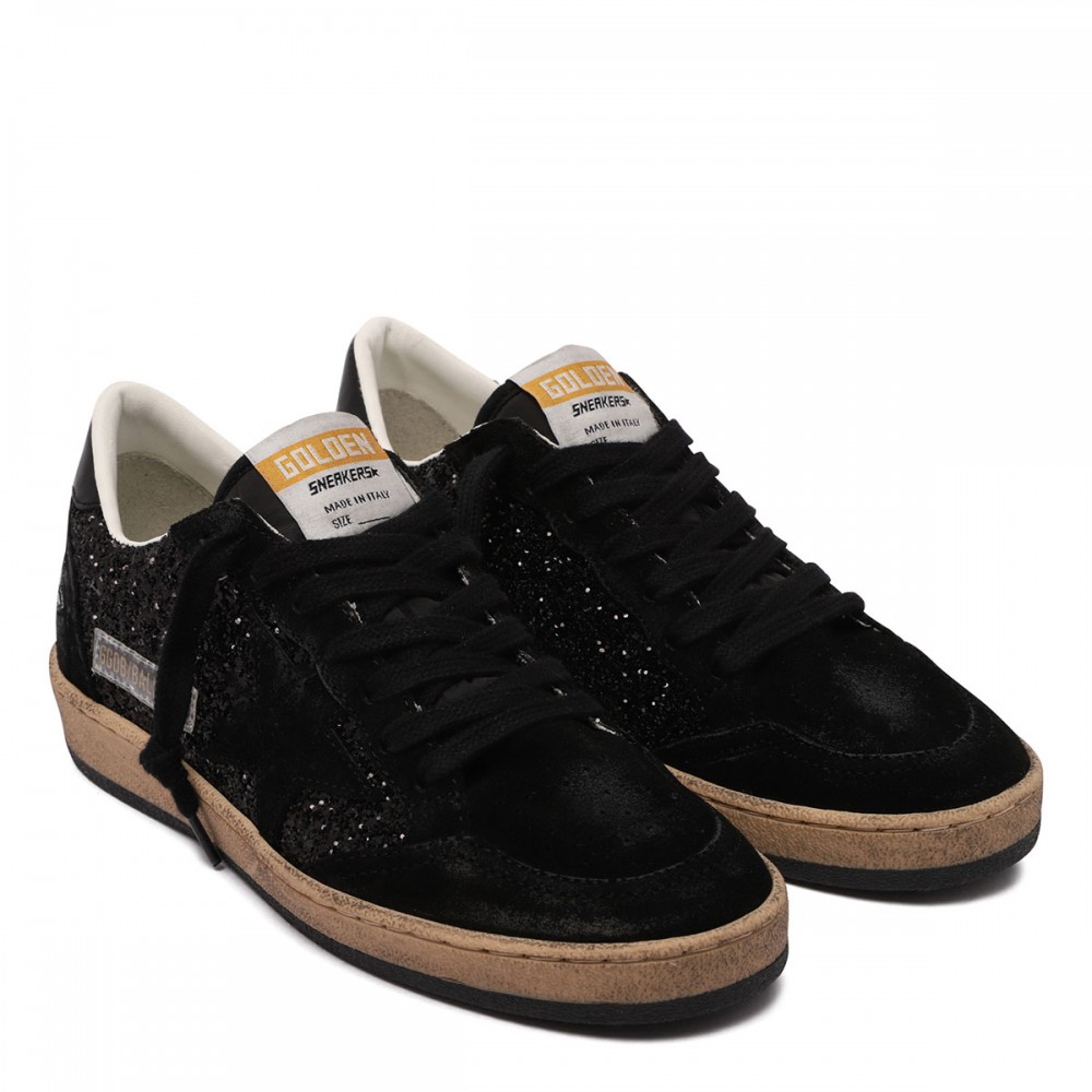 BallStar black glitter sneakers