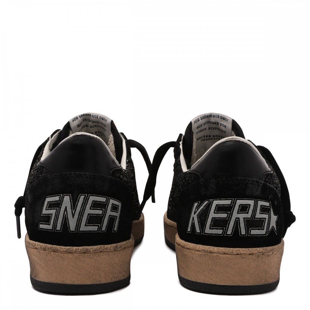 BallStar black glitter sneakers