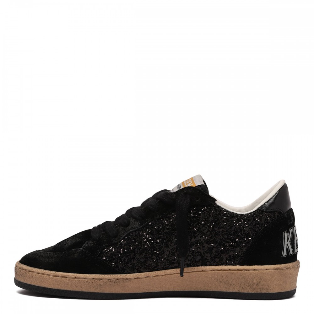 BallStar black glitter sneakers
