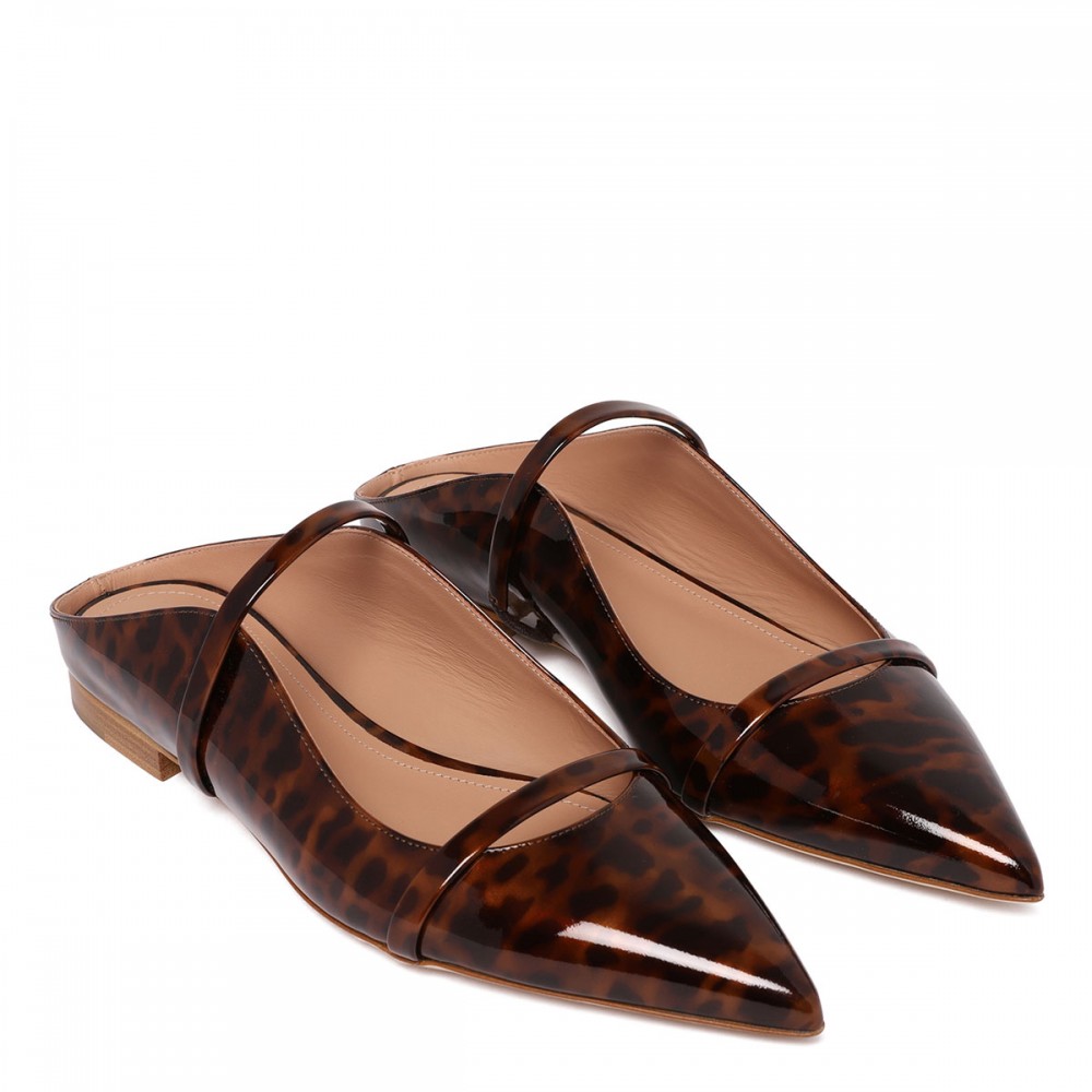 Maureen leather flats