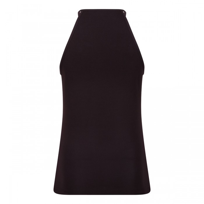 Plum-hue viscose top