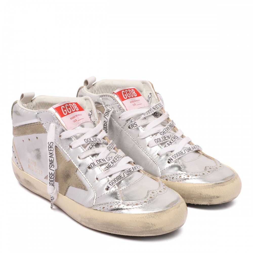 MidStar laminated leather sneakers