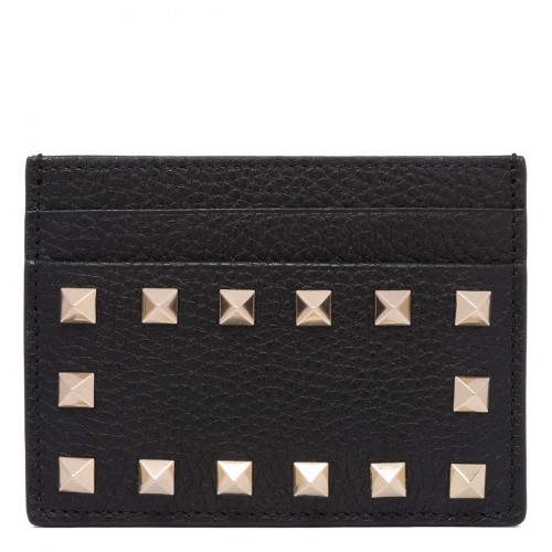 Rockstud black cardholder