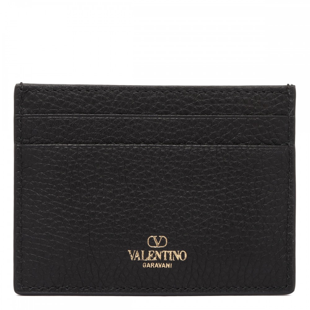 Rockstud black cardholder