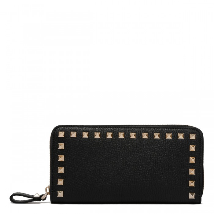 Rockstud zip around wallet