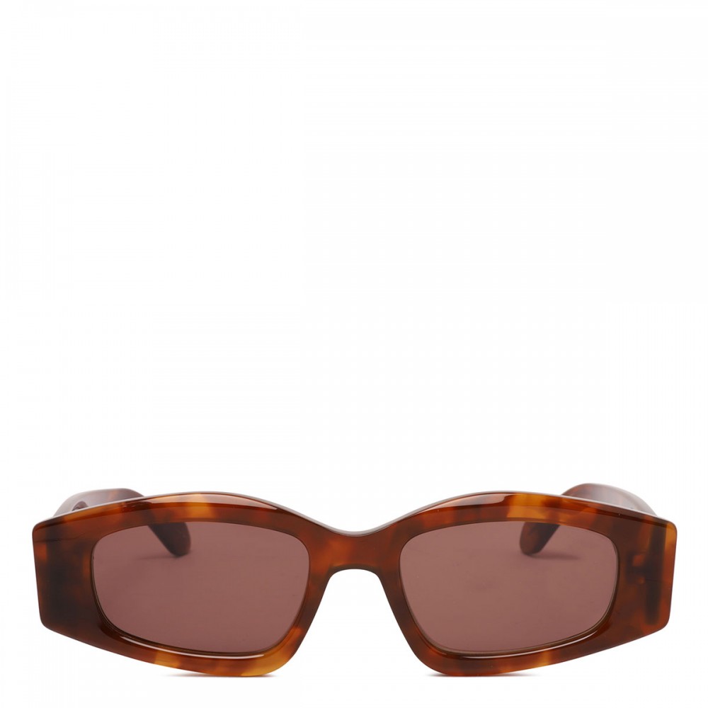 Rectangular tortoiseshell sunglasses