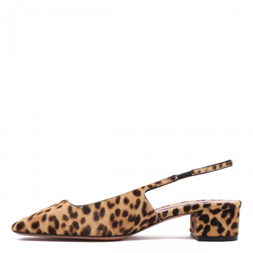 Ginza 35 leopard slingback... 2
