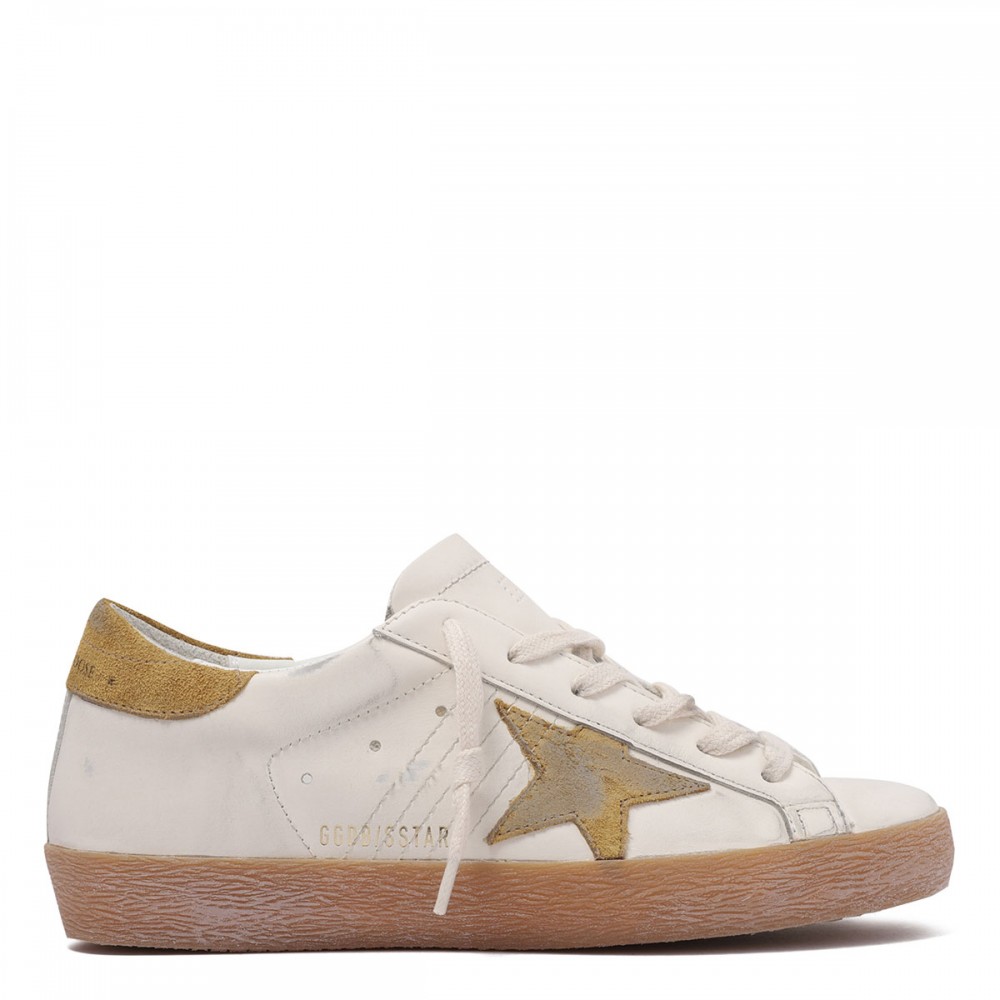 SuperStar sneakers with ochre star