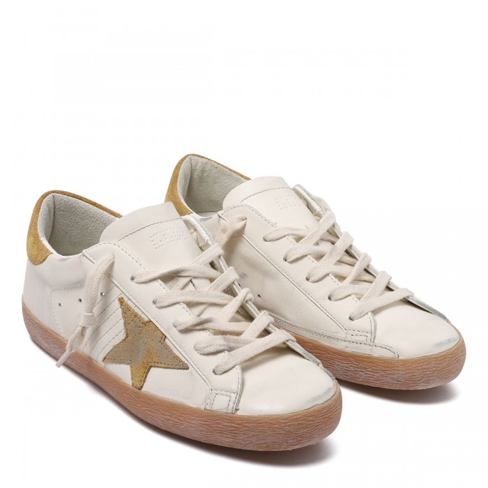 SuperStar sneakers with ochre star