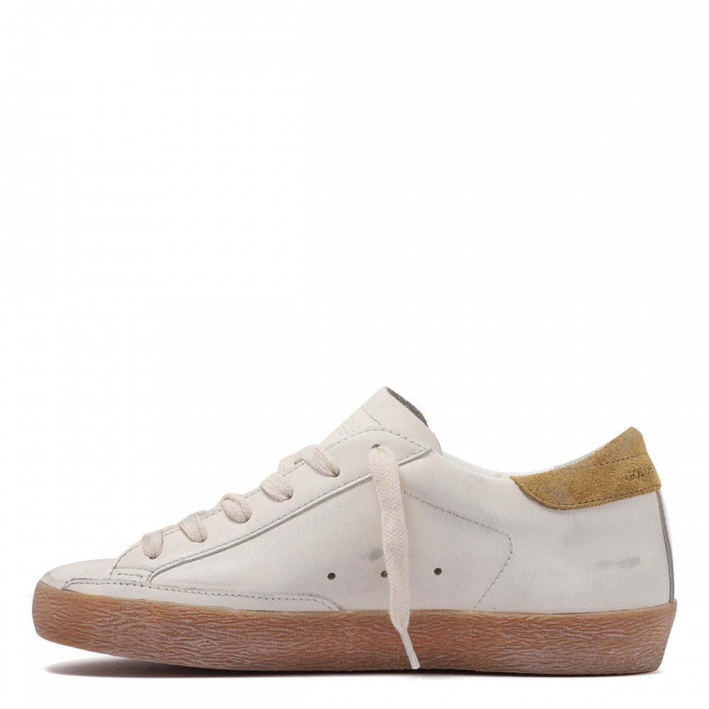SuperStar sneakers with ochre star