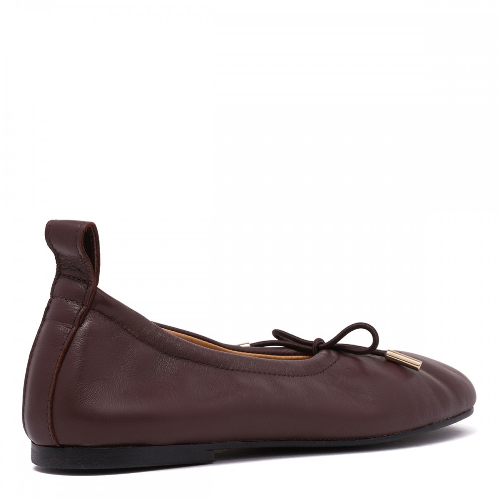Rosalind leather ballerinas