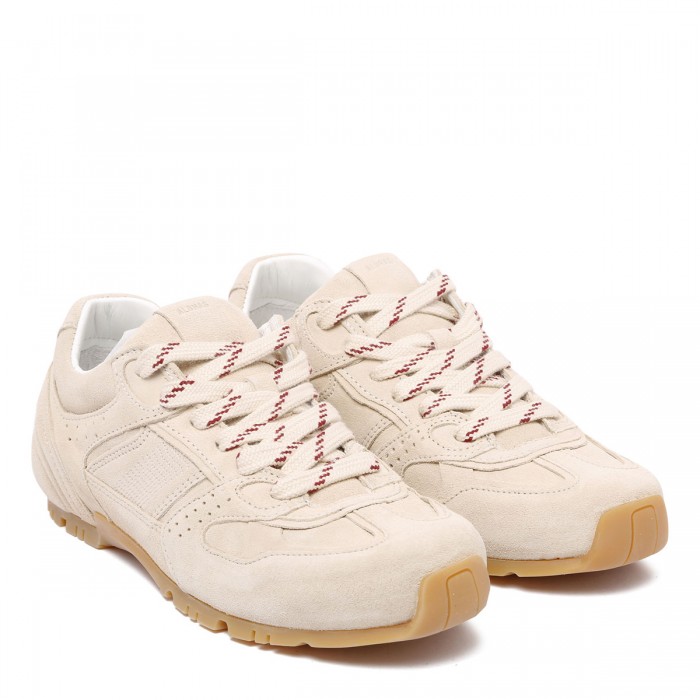 Tb.56 cream suede leather sneakers