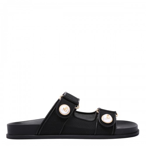 Fayence slide sandals