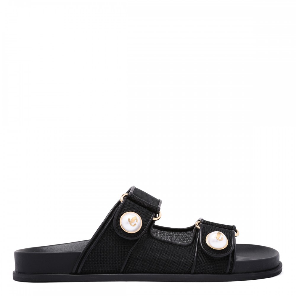 Fayence slide sandals