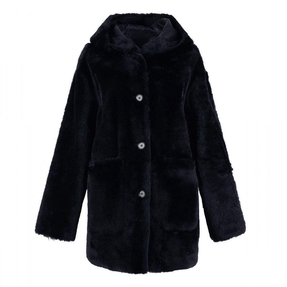 Ambra reversible long jacket