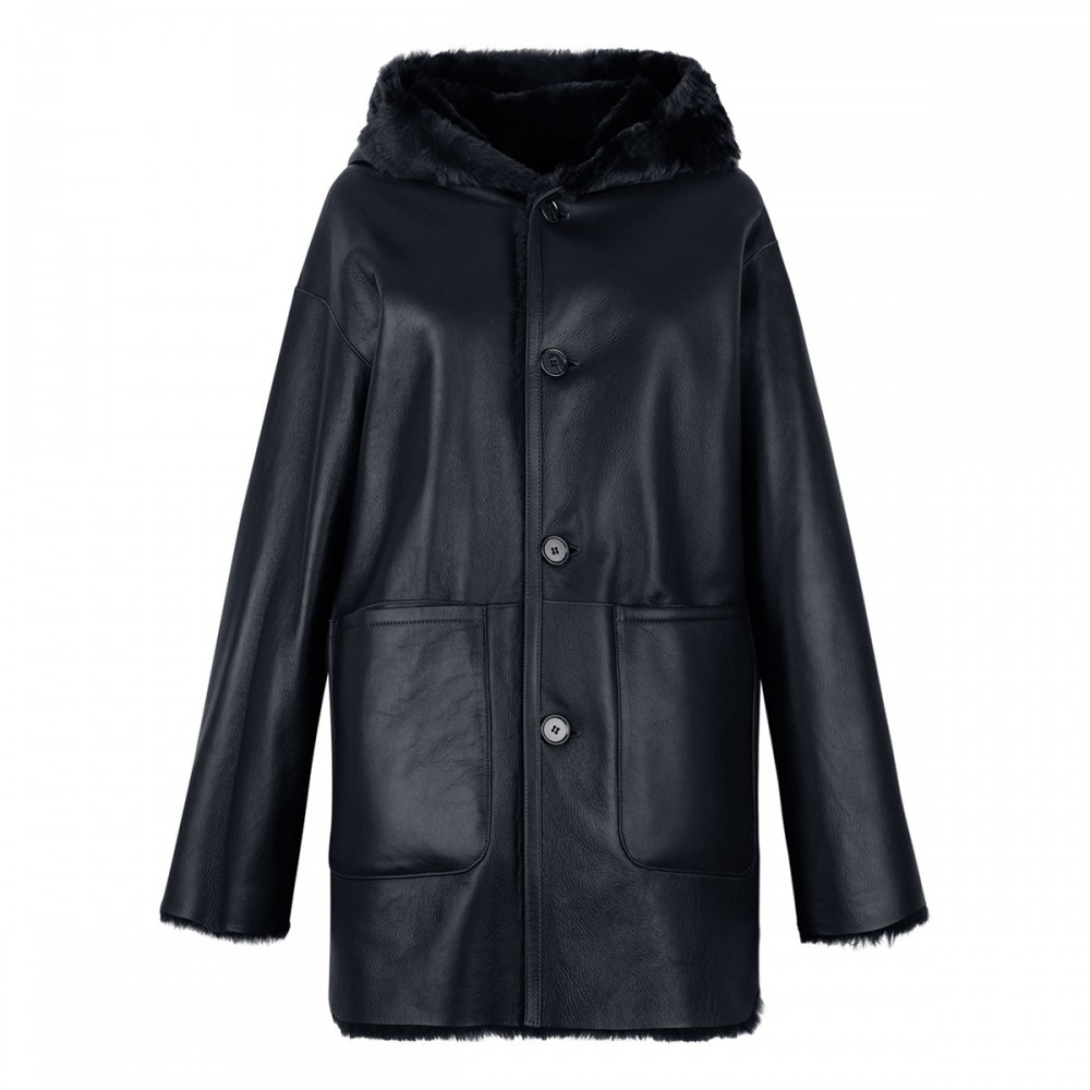 Ambra reversible long jacket