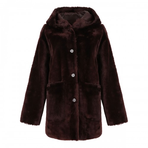 Ambra reversible long jacket