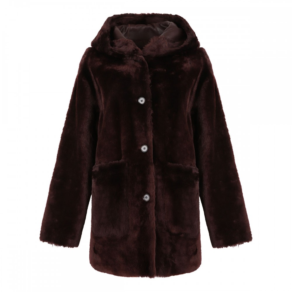 Ambra reversible long jacket