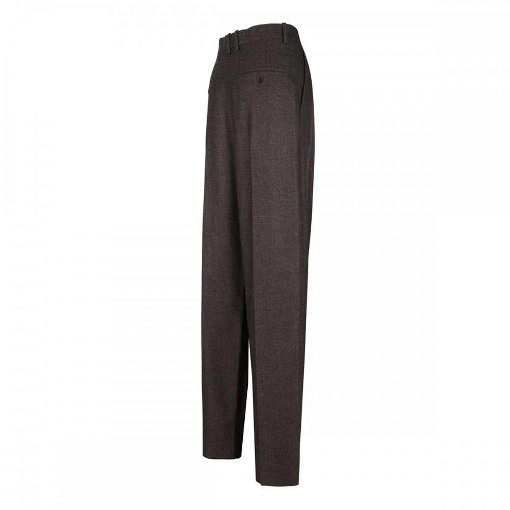 Herringbone wool pants