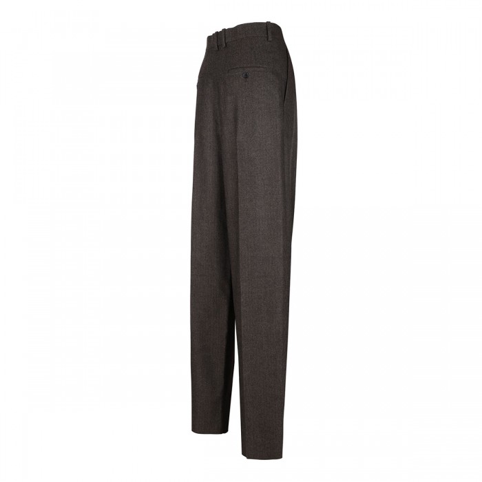 Herringbone wool pants