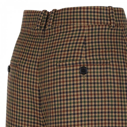 Check wool culottes 2