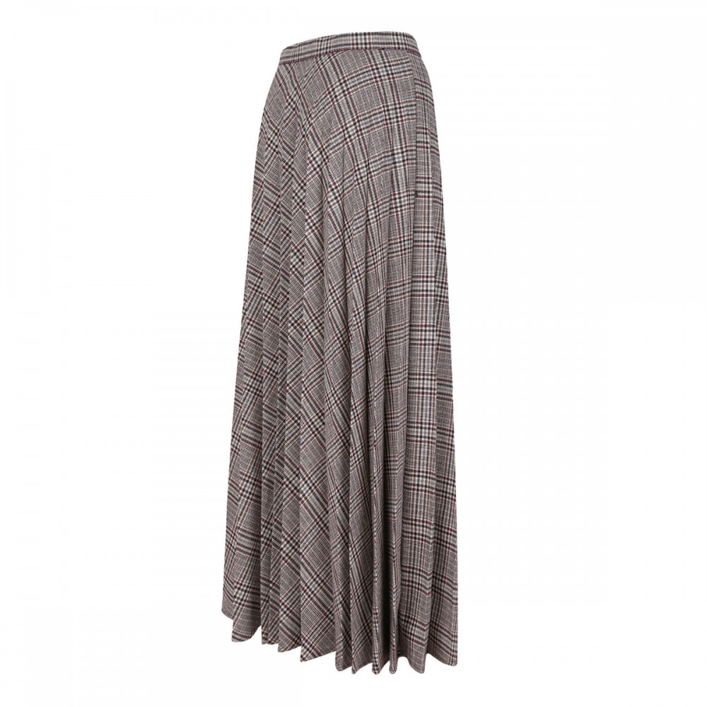 Prince of Wales maxi skirt