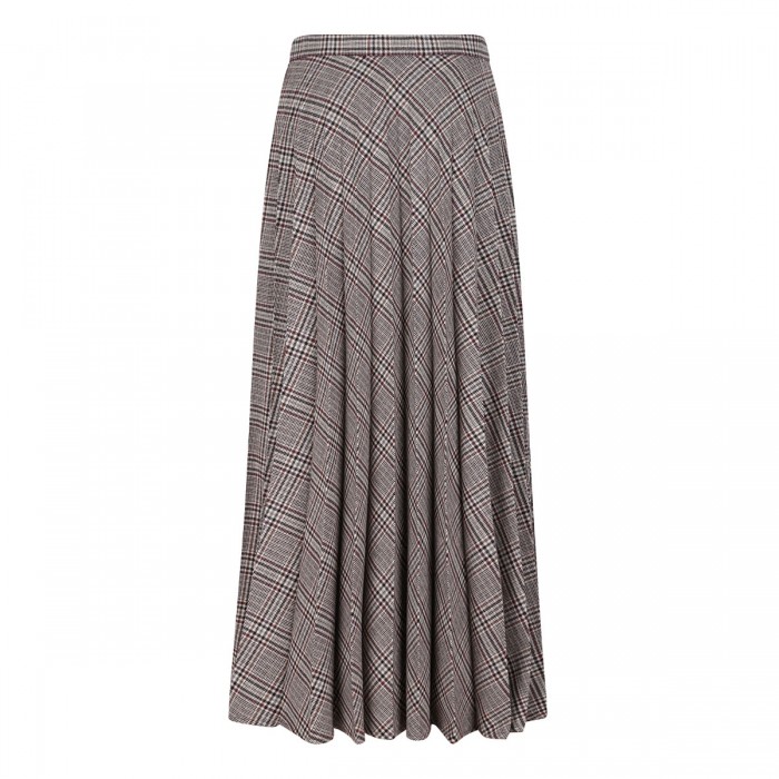 Prince of Wales maxi skirt