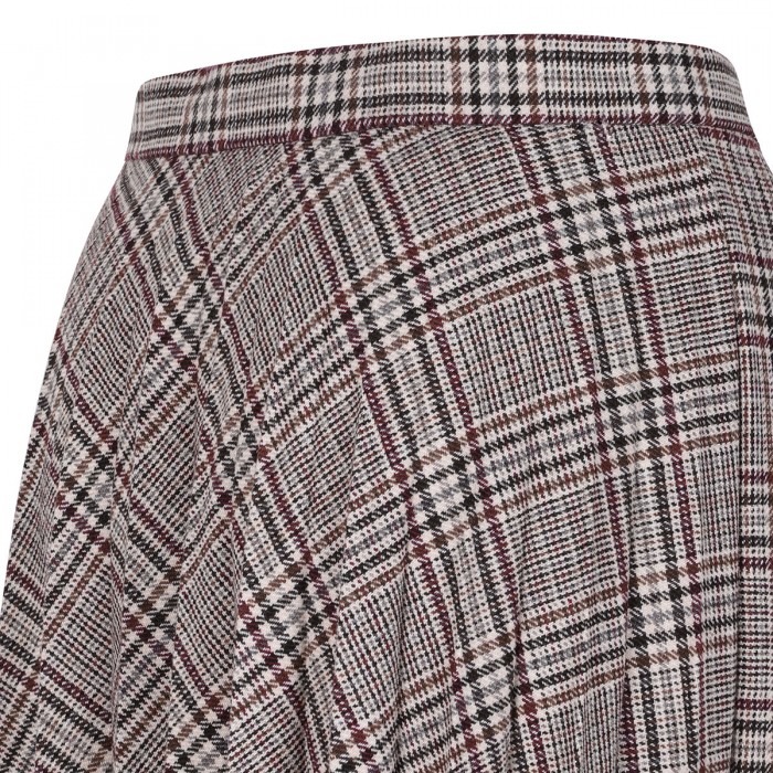 Prince of Wales maxi skirt