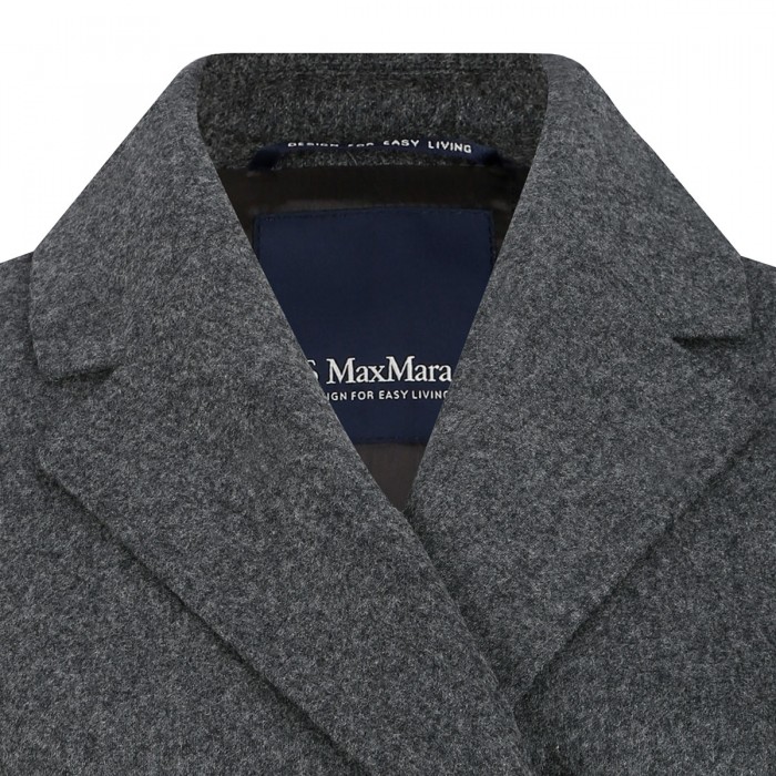 Lena double-breasted flannel blazer