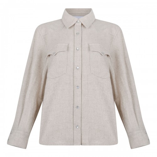 Lumber cashmere jacket