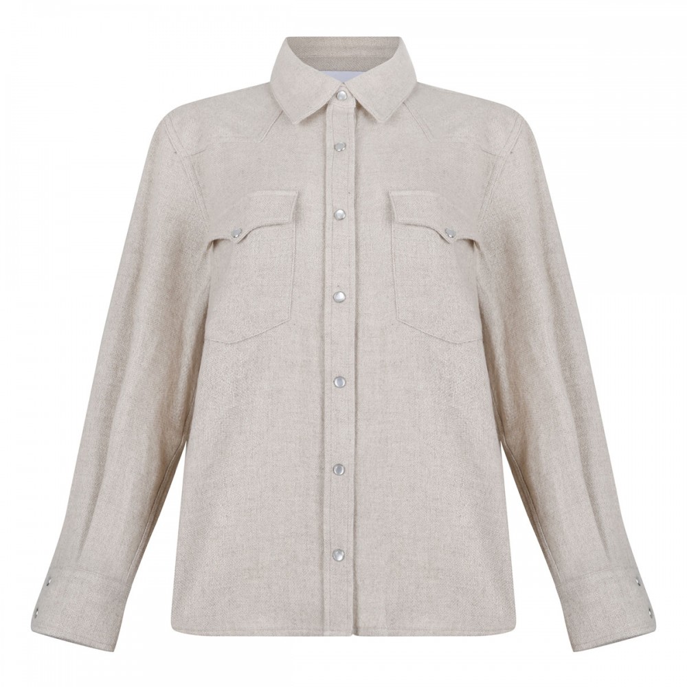 Lumber cashmere jacket