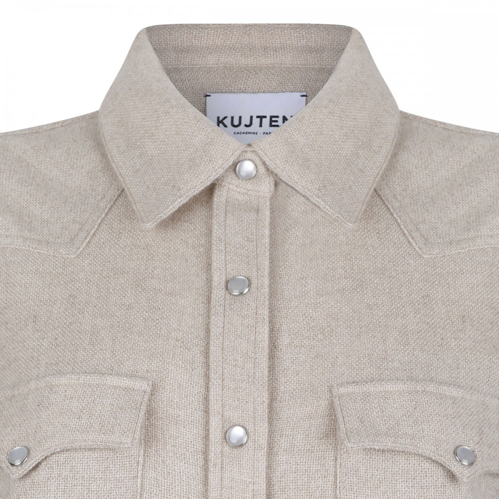 Lumber cashmere jacket