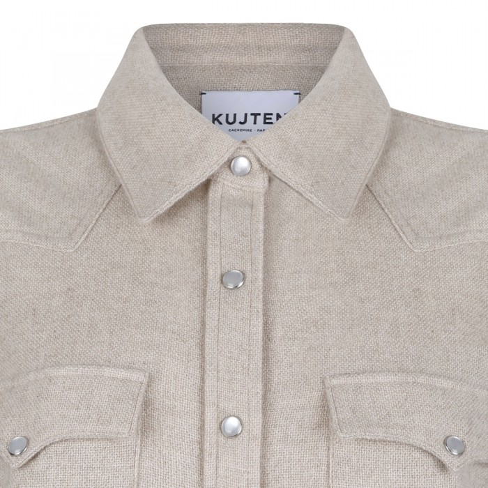 Lumber cashmere jacket