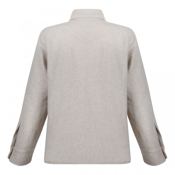 Lumber cashmere jacket