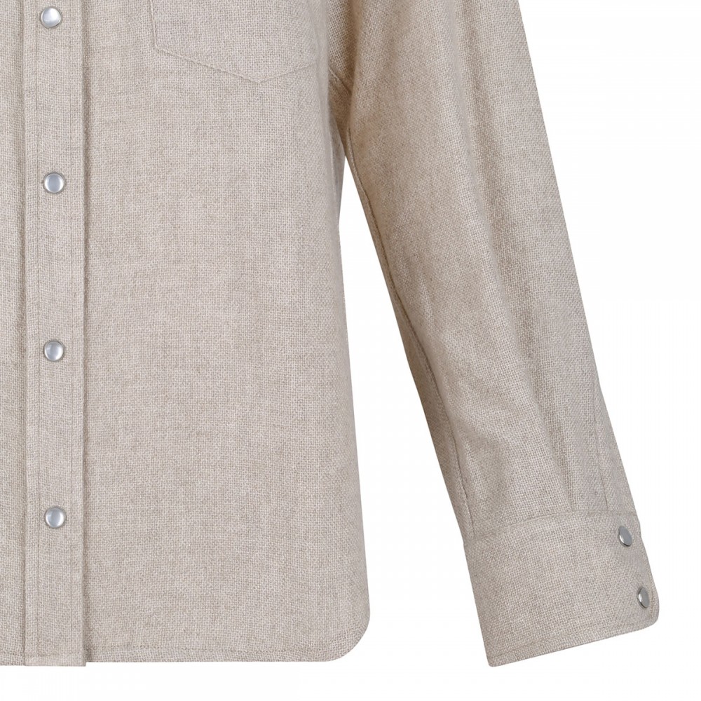 Lumber cashmere jacket