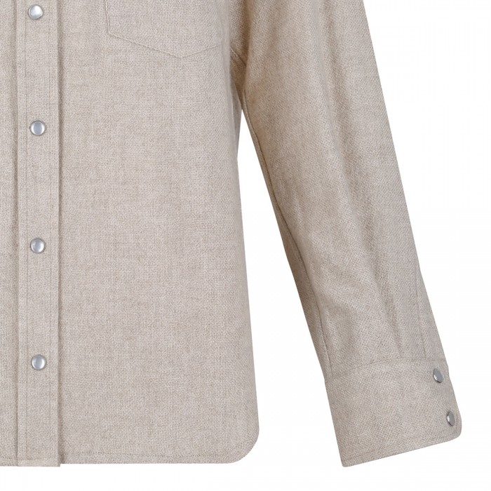 Lumber cashmere jacket