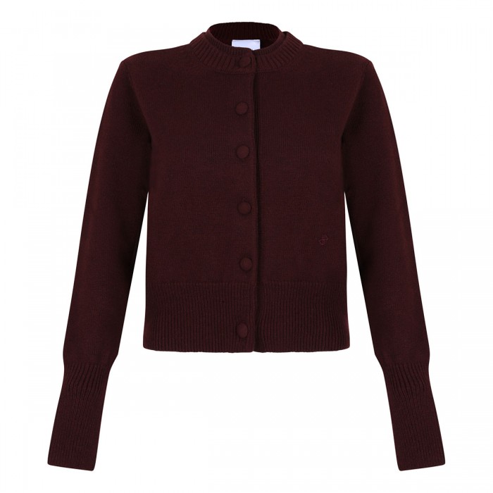 Double collar cardigan