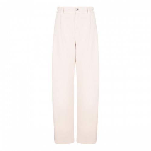 Chalk cotton pants