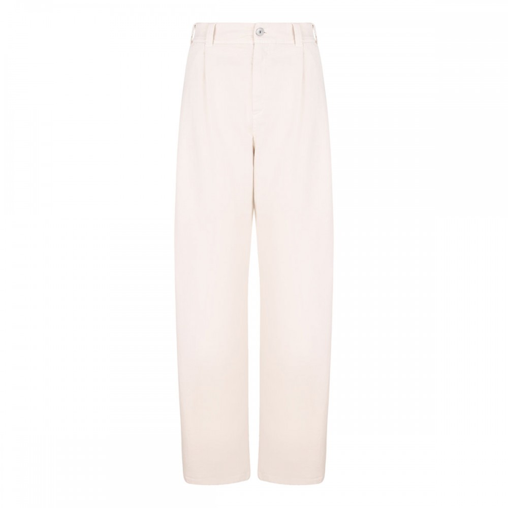 Chalk cotton pants