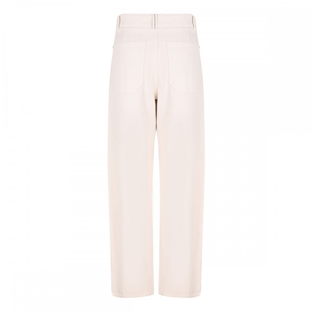 Chalk cotton pants