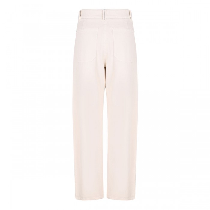 Chalk cotton pants