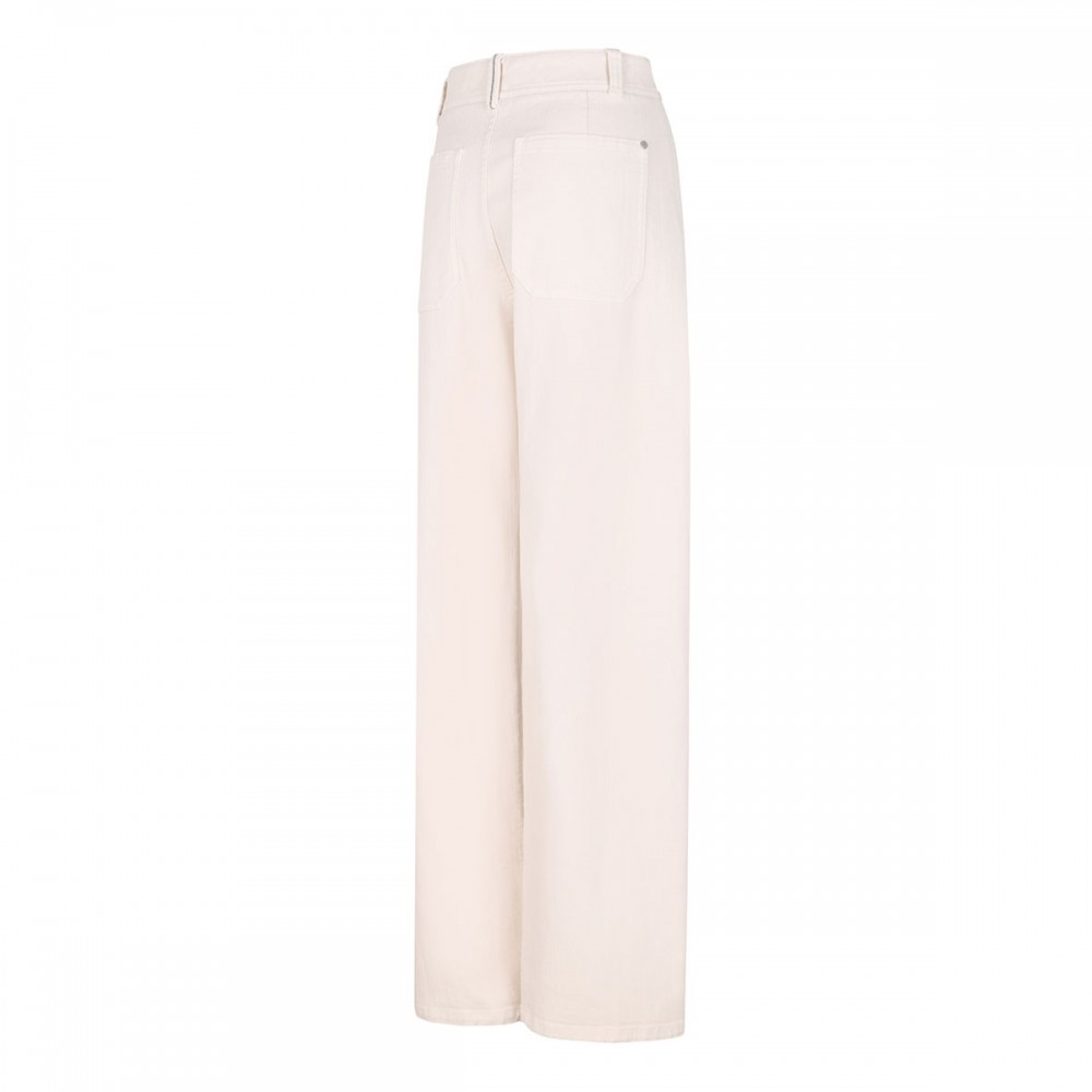 Chalk cotton pants